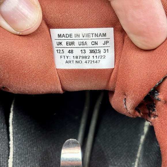 Salomon Outrise GTX Gore-Tex Hiking Sneakers Men's 13 Green Lace Up Low Top - Picture 8 of 13